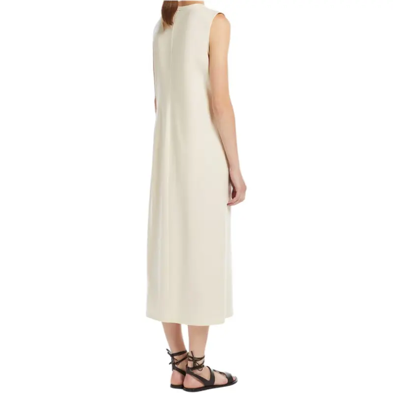 WEEKEND MaxMara Sleeveless Dress Women's Ivory White-3