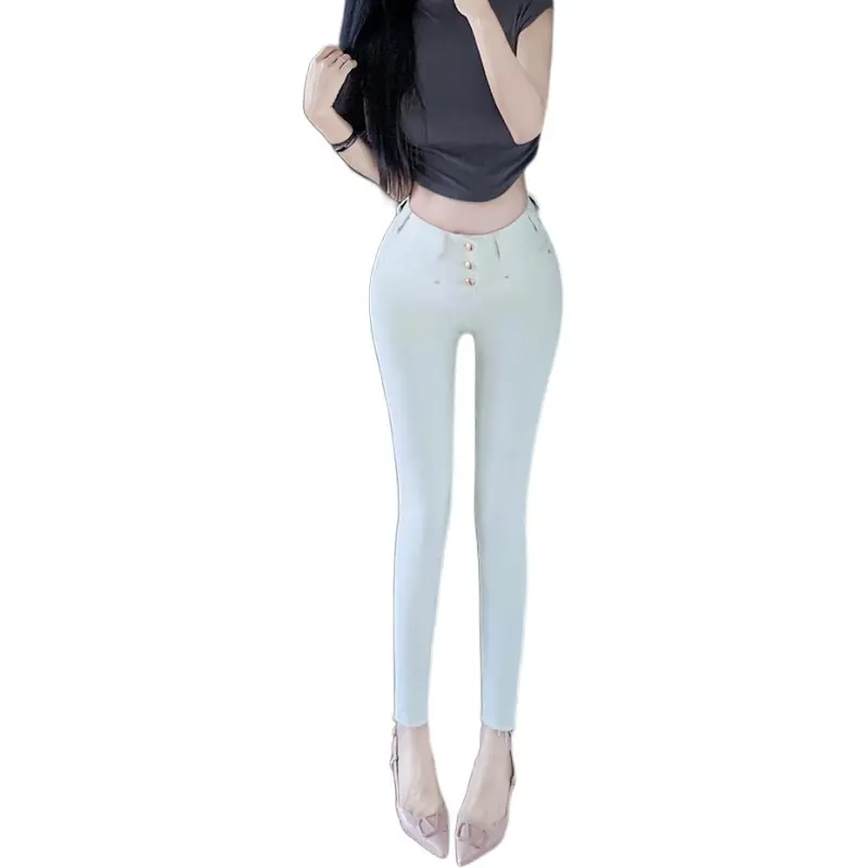 Si Bei'er Jeans Women's Ecru-3