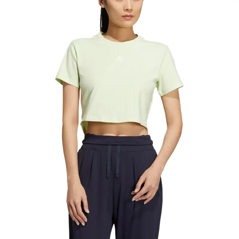 Adidas Regular T Shirt Women's Lime Green-1