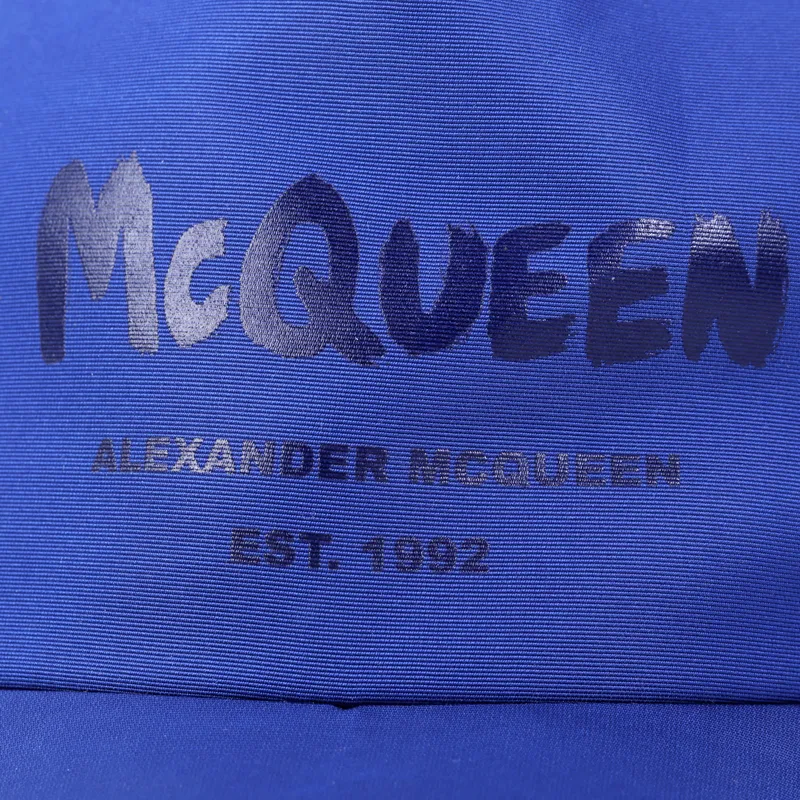 Alexander McQueen Logo Printed Baseball Cap-4