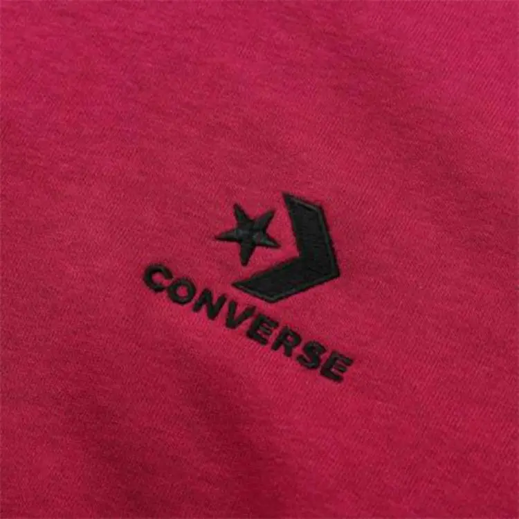 Converse Star Chevron EMB PO Sweatshirt Women's Dark Red-3