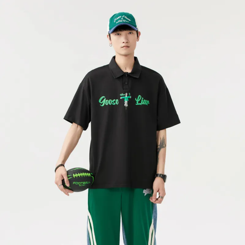 GOOSELIAR Polo Shirts Unisex-5
