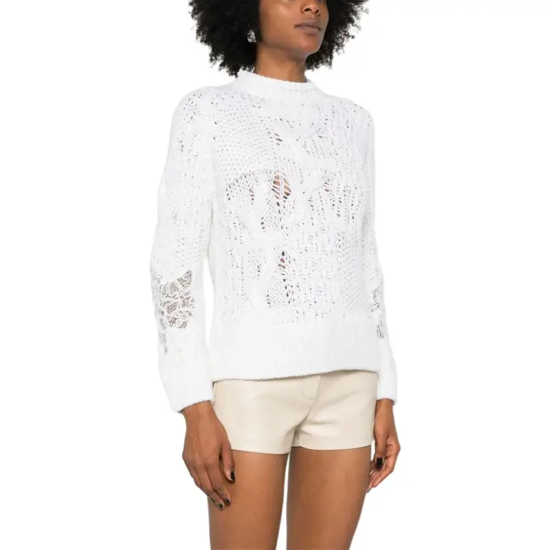 ERMANNO SCERVINO Braids Motif Jumper-4
