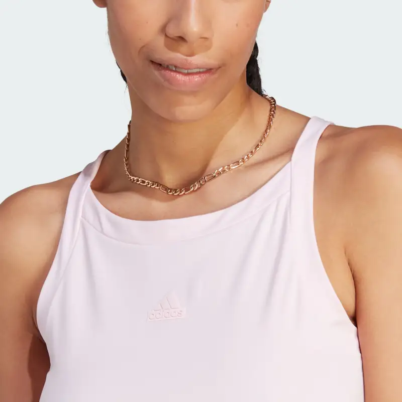 Adidas Sleeveless Dresses Women's Pink-4