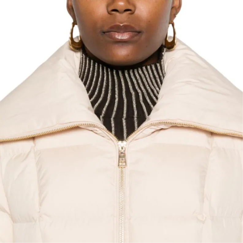 Elisabetta Franchi Wide Collared Belted Jacket-7
