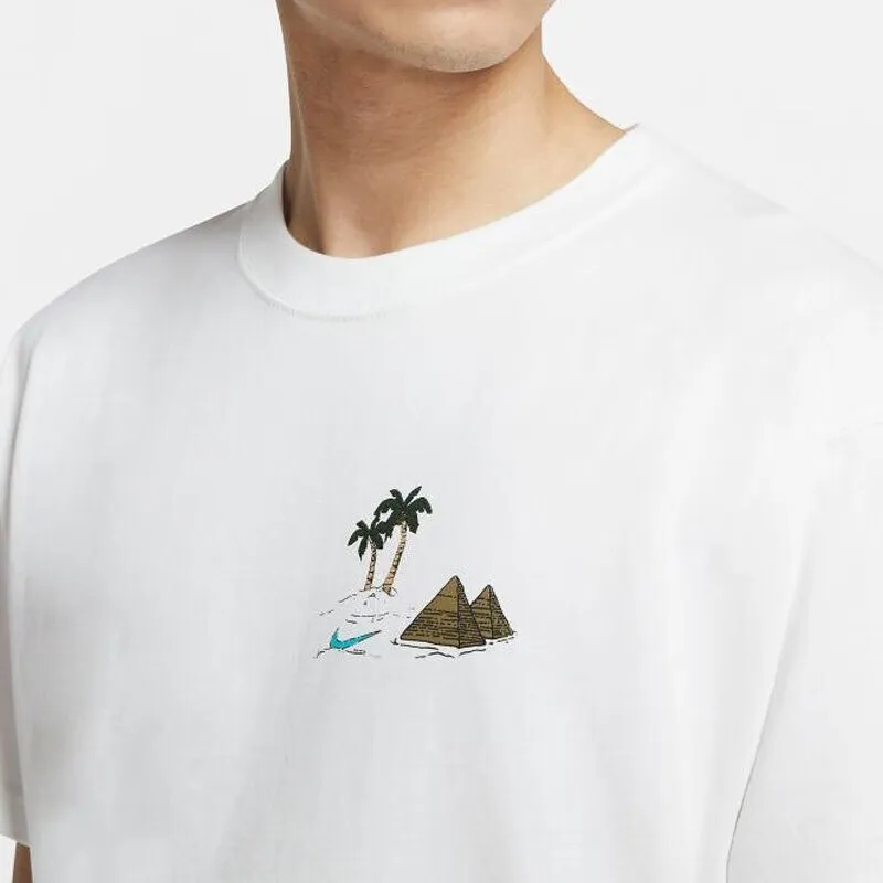 Nike T Shirts Men White-4