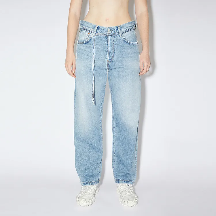 Acne Studios Loose Fit Straight Leg Jeans-1