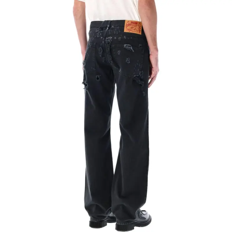 Magliano Livello Broken Bull Distressed Jeans-1