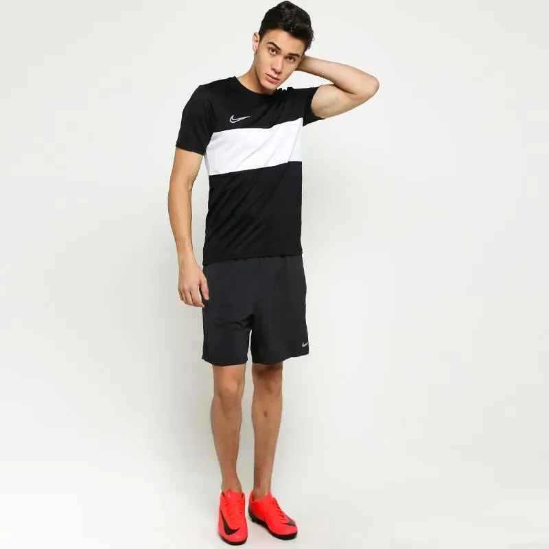 Nike T Shirts Men Black/White-2