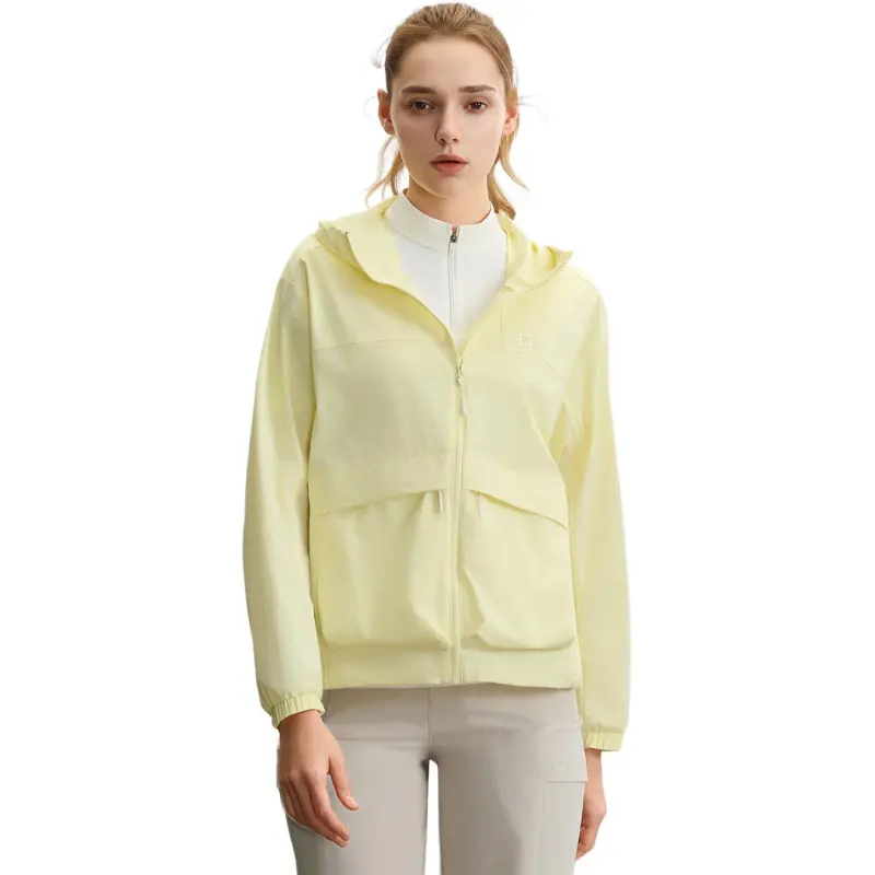 FILA Athletics Jacket Women's Tender Shoot Yellow YE-3