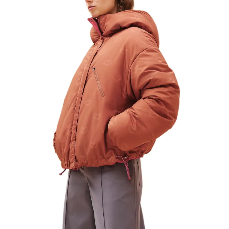 HERMES FW24 Down Jacket Women's Cranberry Pink-1