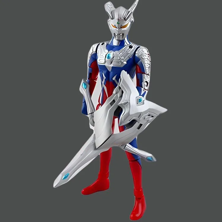 BANDAI Ultraman Zero Deluxe Version Ultraman Collection Action Figures Deluxe Version-1