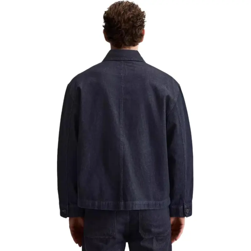 ZARA Denim Jackets Men Blue-3