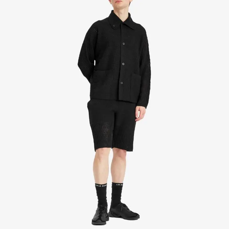 Homme Plissé Issey Miyake Casual Shorts Men's Black-1