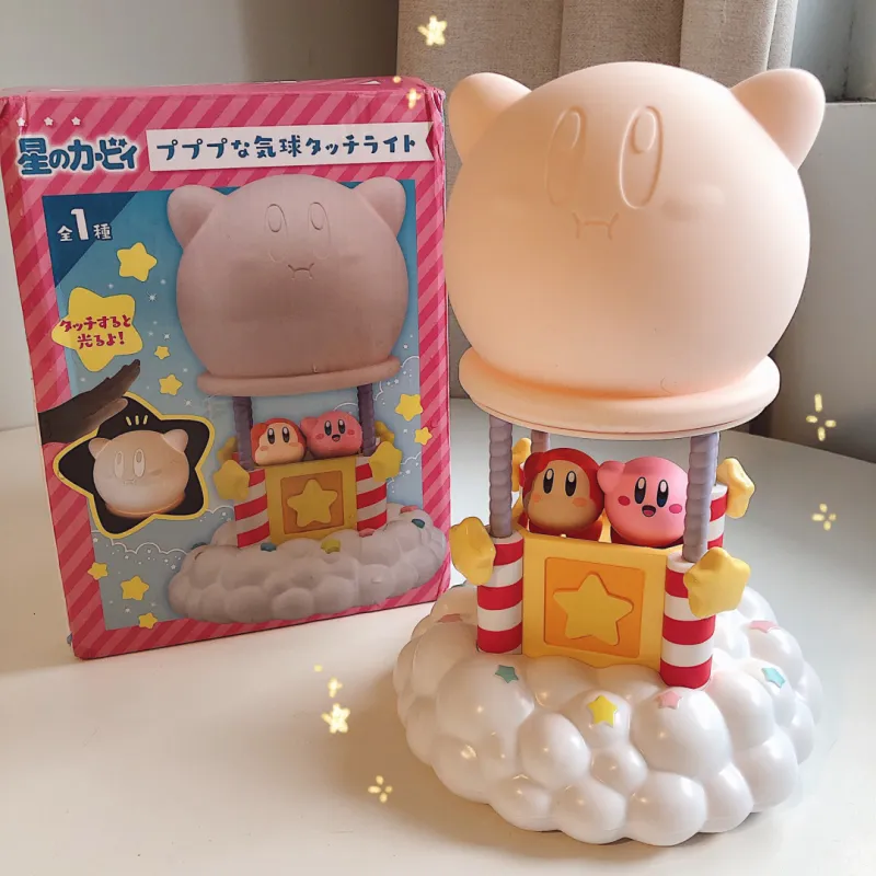 Qingzhisen Star Kirby Hot Air Balloon Paddle Light [Includes Battery] Chibi Figures 23CM-1