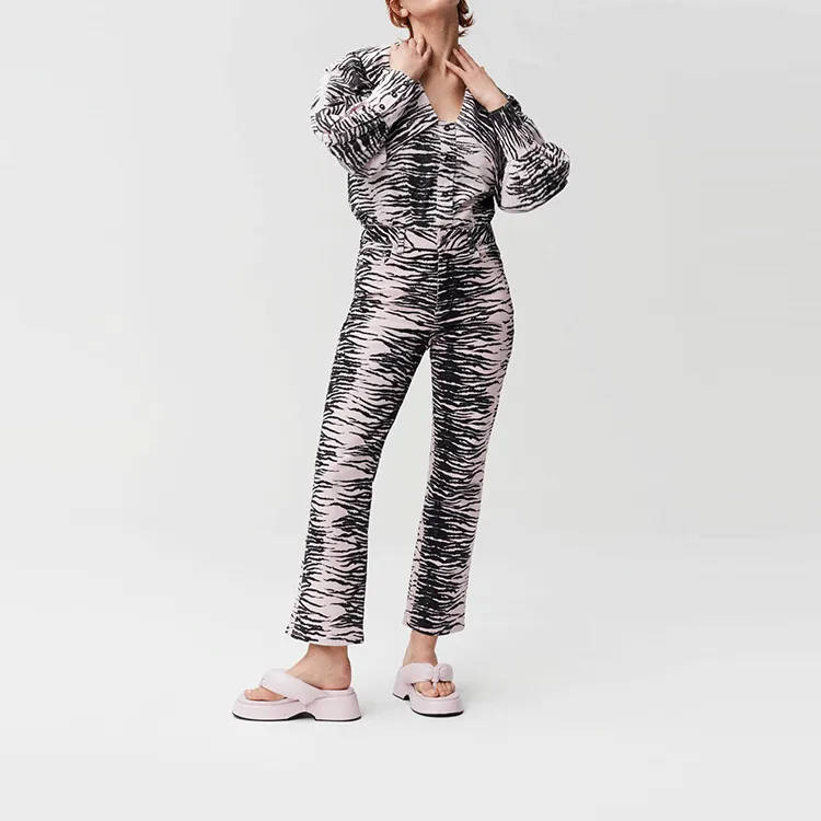 GANNI Printed Cotton Poplin 'Light'-2