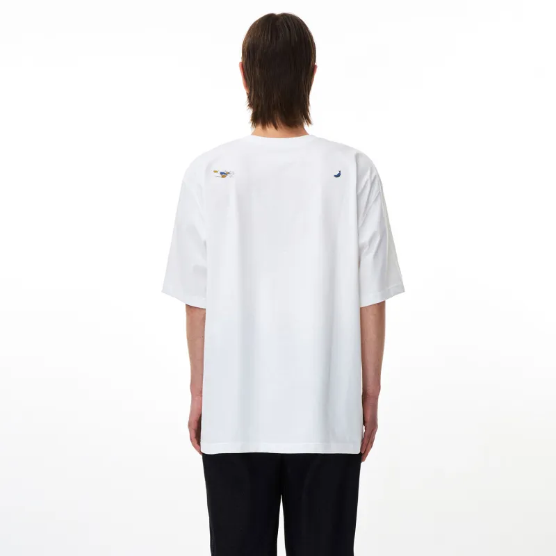 Disney X ADER ERROR Disney/Disney Co branded Model T Shirts Unisex Ecru-2