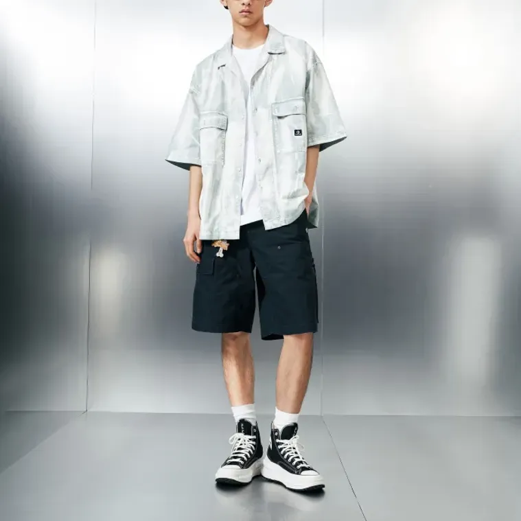 Converse Cargo Shorts Men's Black-4