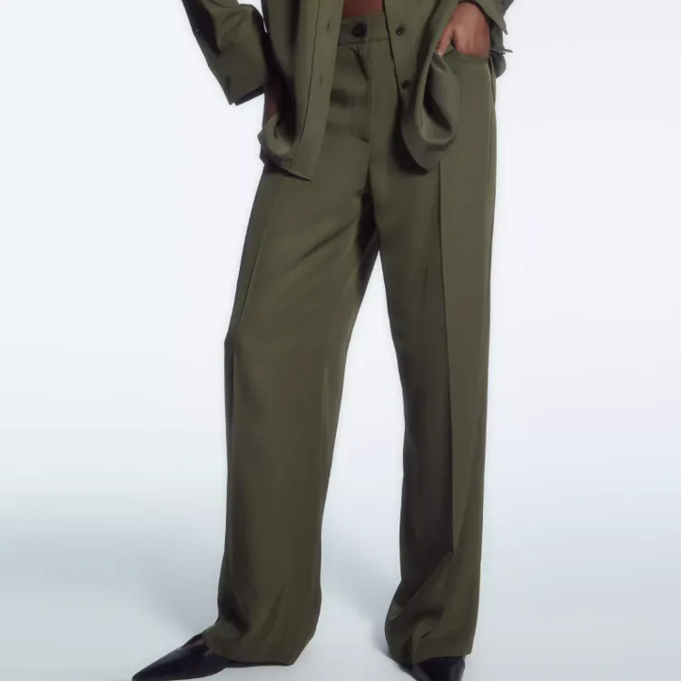 COS Casual Pants Women's Green-1