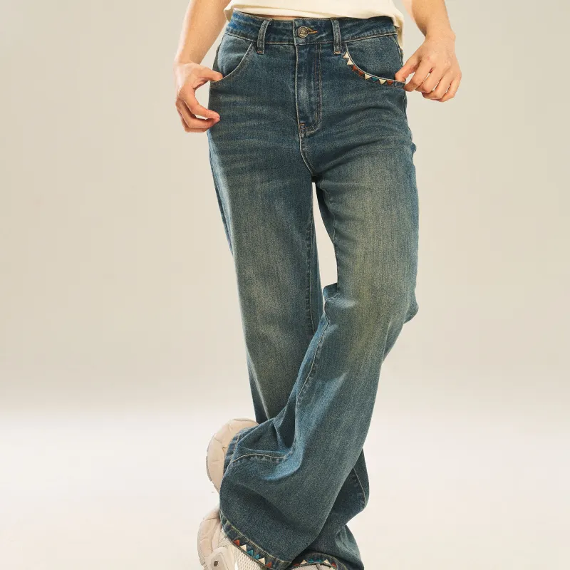 NSTNEW START Jeans Unisex Vintage Blue-3