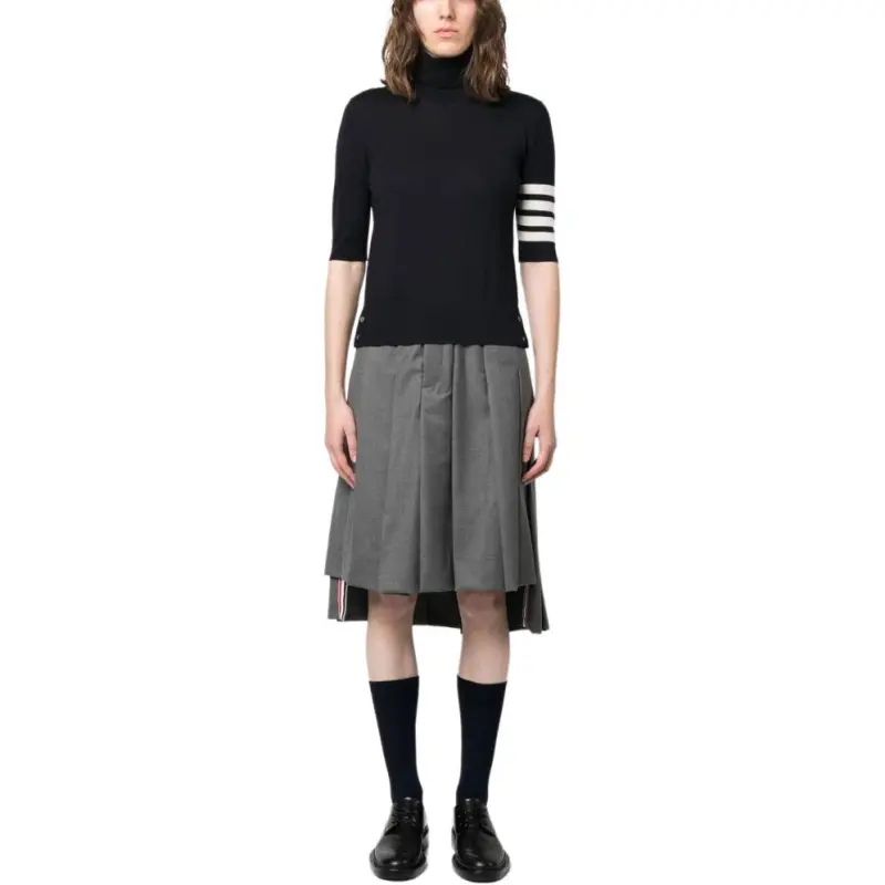 THOM BROWNE Roll Neck Knitted Jumper-2