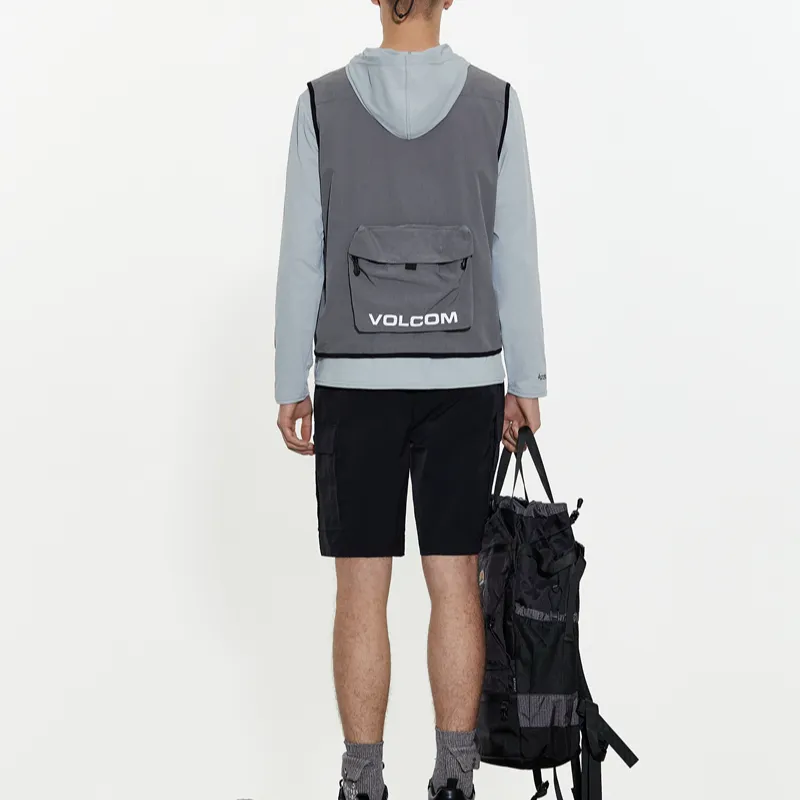 VOLCOM Vests Unisex Light Gray-3