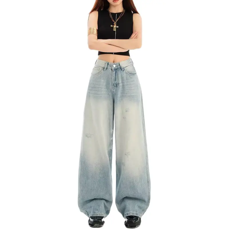 Concubine Zhu Jeans Women's Light Blue-3