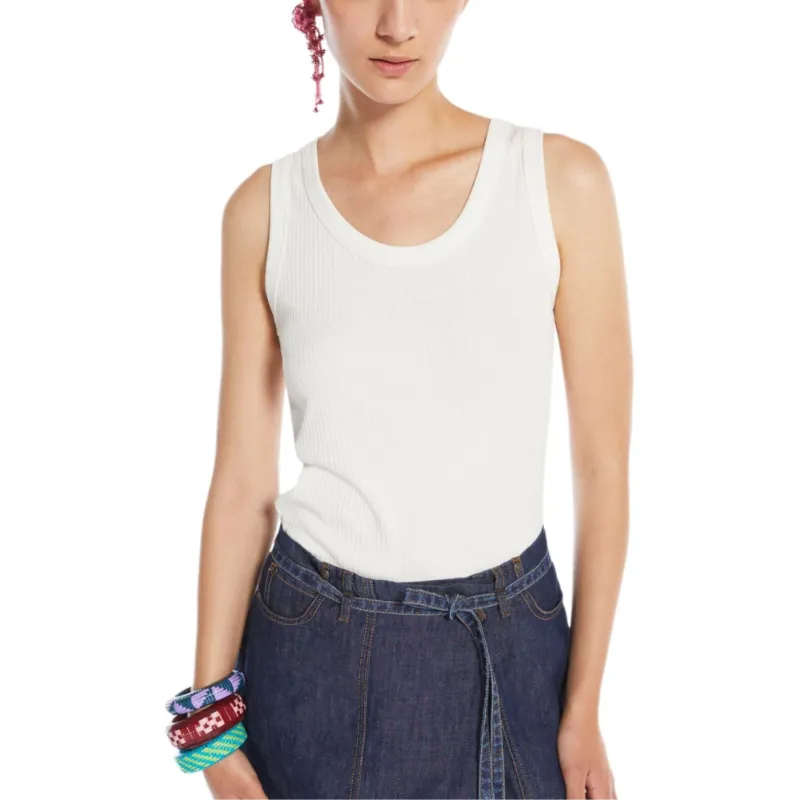 WEEKEND MaxMara Tank Top Women's White-3