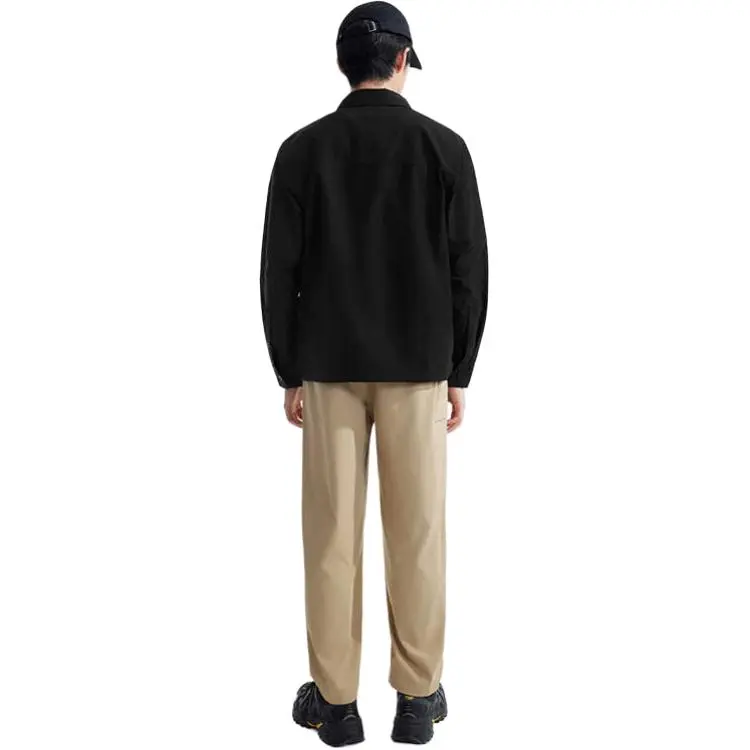 THE NORTH FACE FW24 Fall Long-Sleeved Shirts Men's Cosmic Black-2