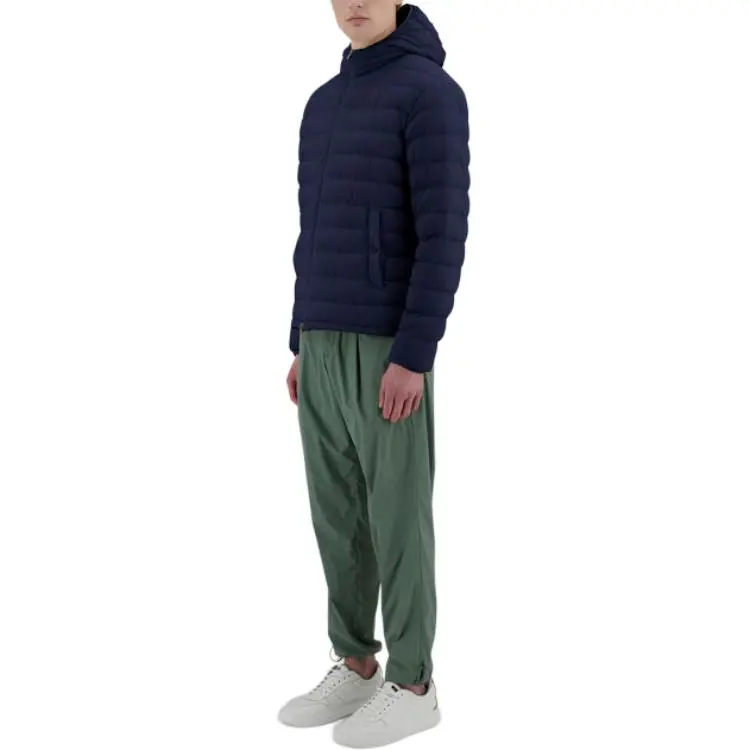 HERNO Hooded Quilted Zip Up Down Jacket-3
