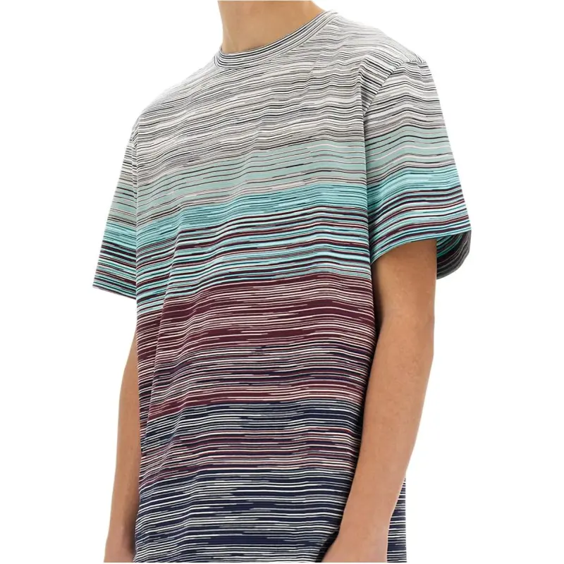 MISSONI Striped Crewneck T Shirt-2