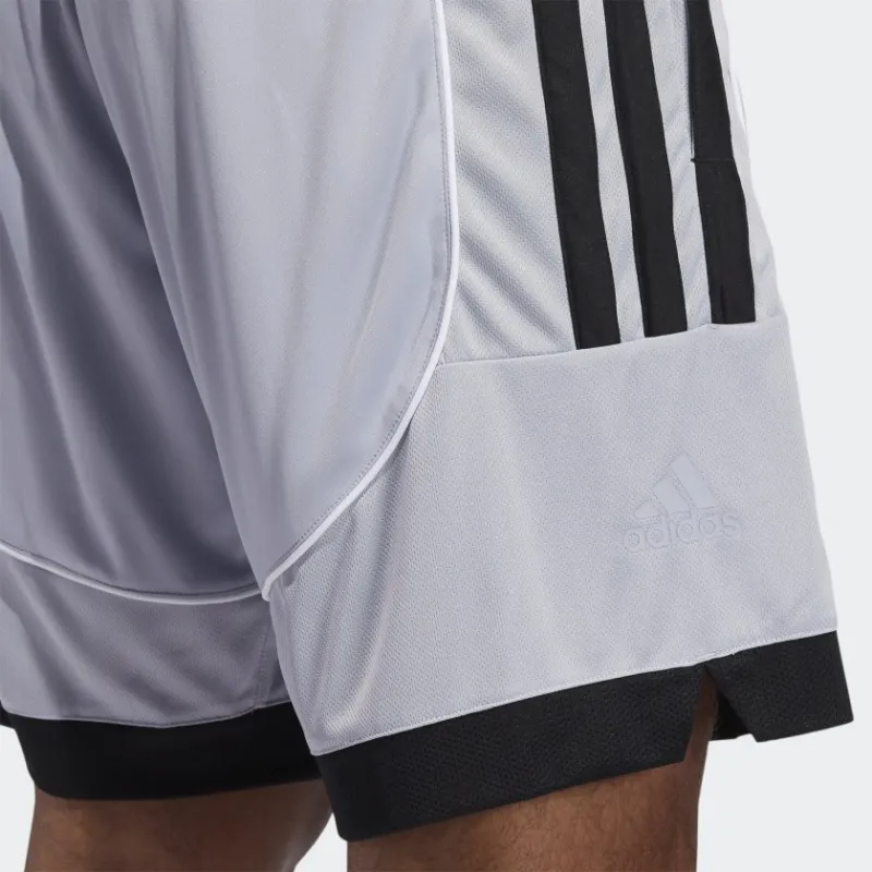 Adidas Basketball Shorts Men's Silver Gray-5