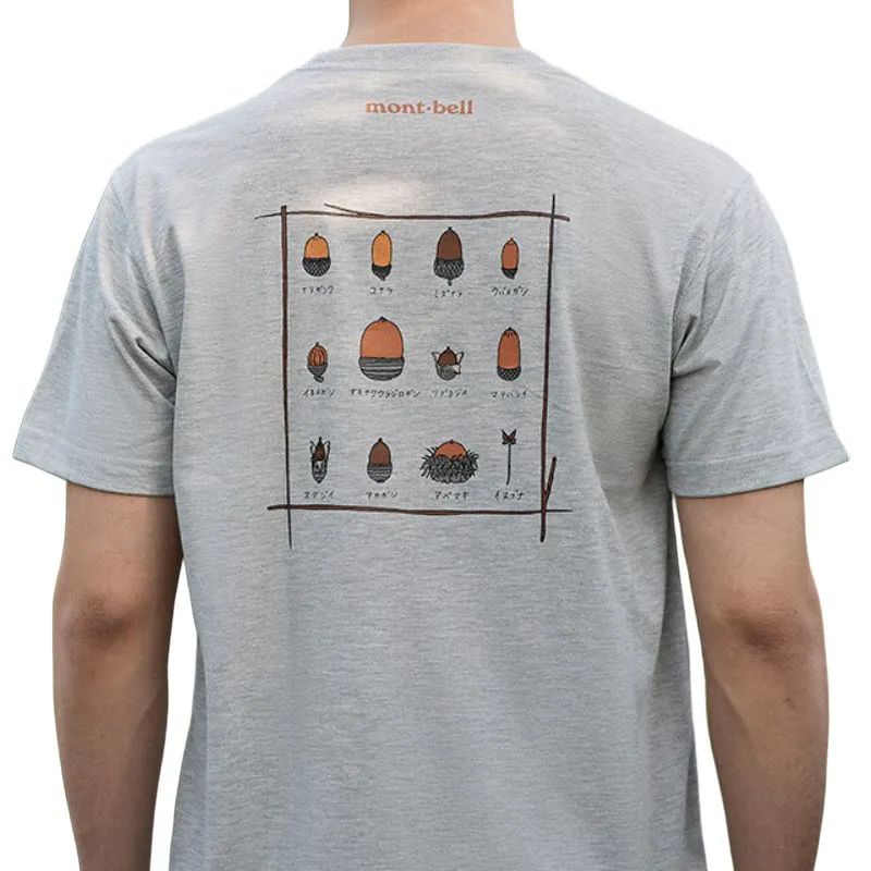 MONTBELL SS25 T-Shirt Unisex Light Gray-3