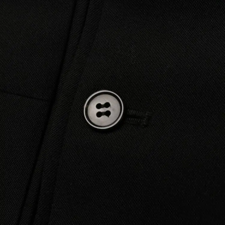 SAINT LAURENT Button Detailed Straight Leg Trousers-4