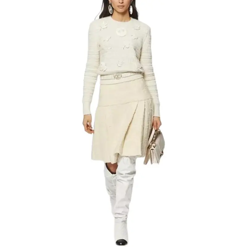 CHANEL Sweaters Women's White-1