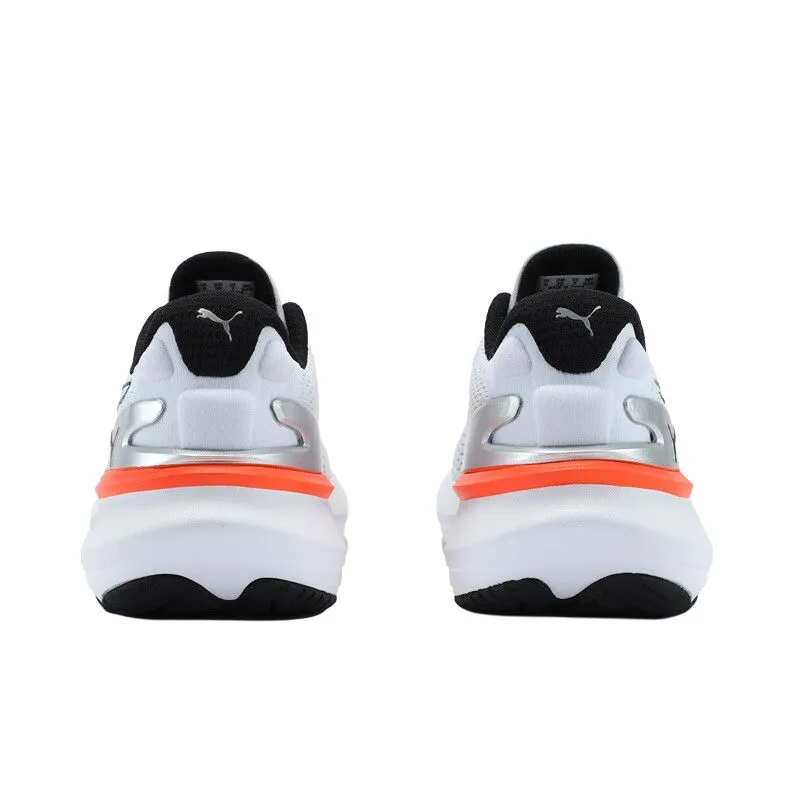 PUMA Cushioning, Wear Resistant Low Top Casual Running Shoes Unisex White-3