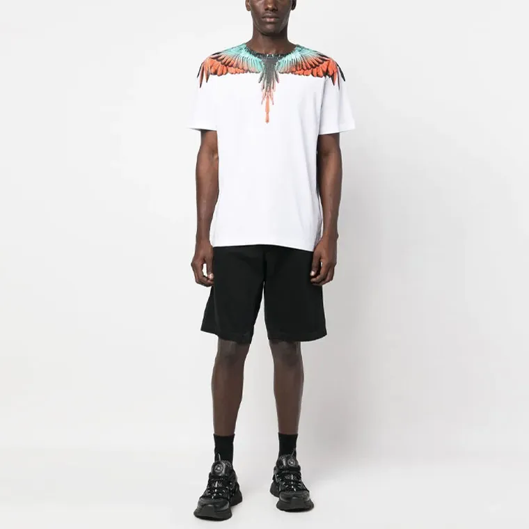 Marcelo Burlon Wings Printed Crewneck T Shirt-1