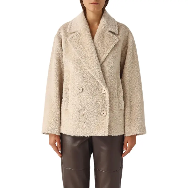 MaxMara Double Breasted Long Sleeved Jacket-3