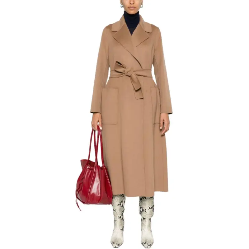 MaxMara Belted Long Sleeved Coat-2