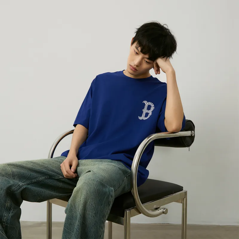 MLB SS24 T Shirt Unisex Royal Blue-6
