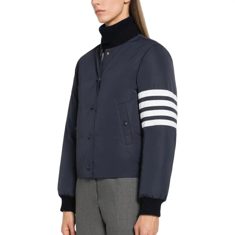 THOM BROWNE Down Jackets Women's Navy Blue-5