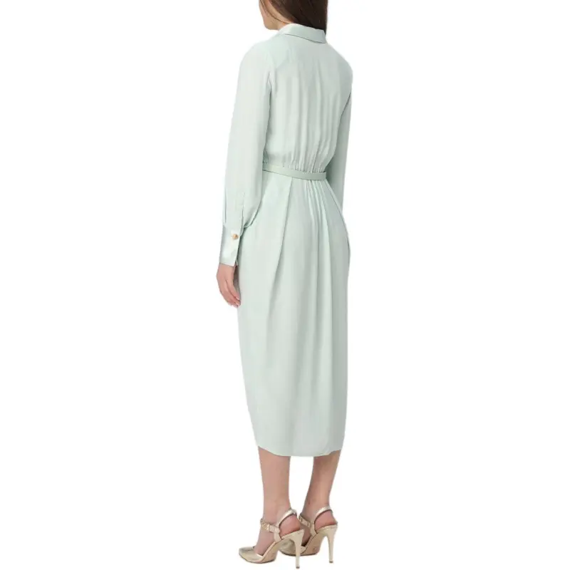 Elisabetta Franchi Long-Sleeved Dresses Women's Blue-1