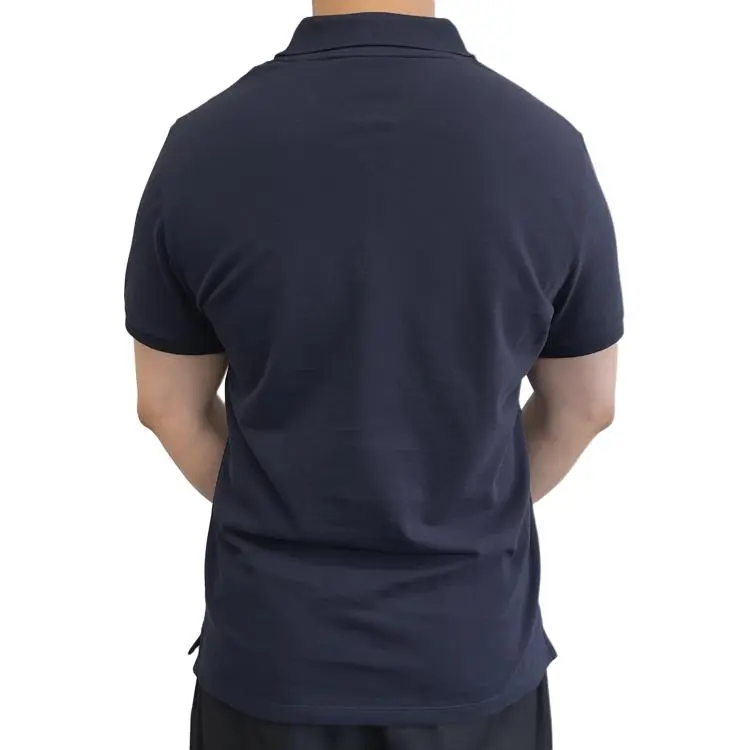 Moncler Polo Shirts Men Navy Blue-3