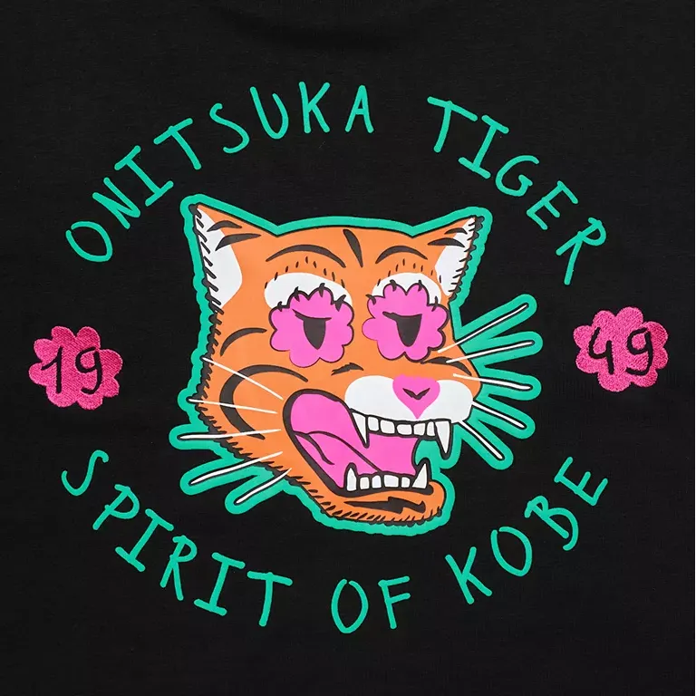 Onitsuka Tiger T Shirt Unisex Black-4