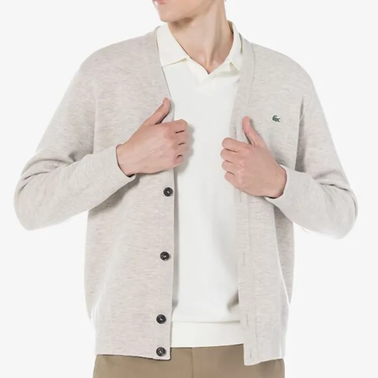 LACOSTE Knitwear Men Gray-3