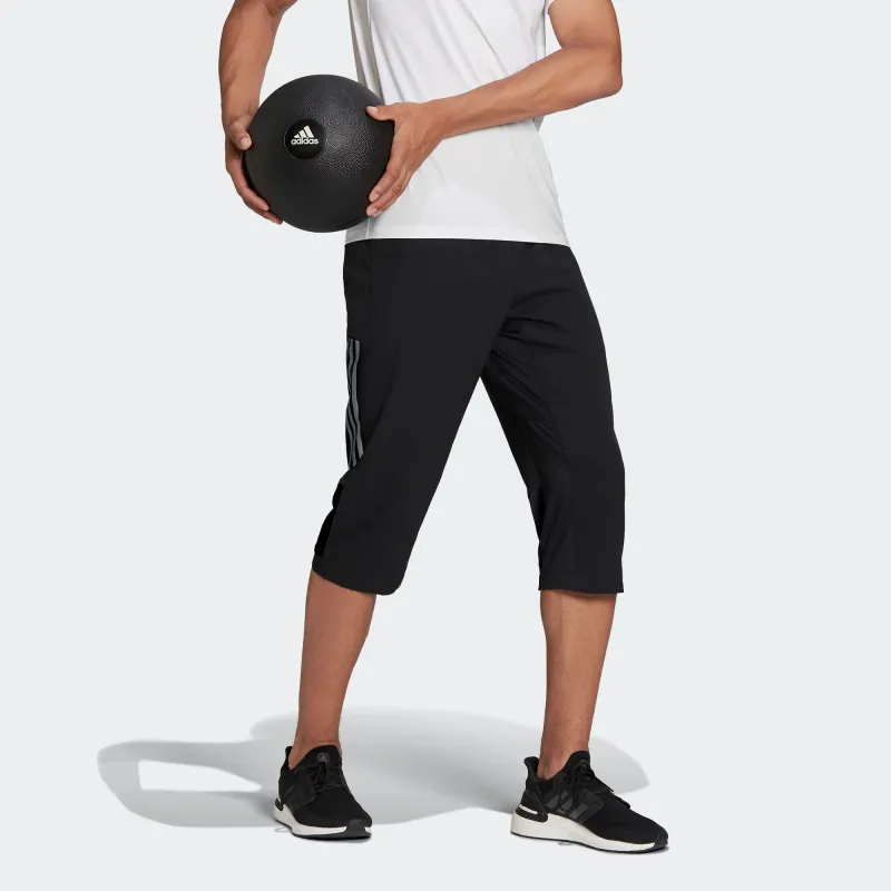 Adidas Knitted Sweatpants Men's Black-4