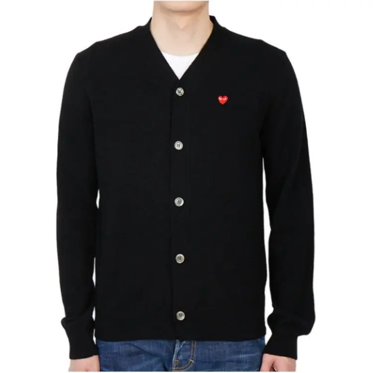CDG Play Sweaters Men Black-1