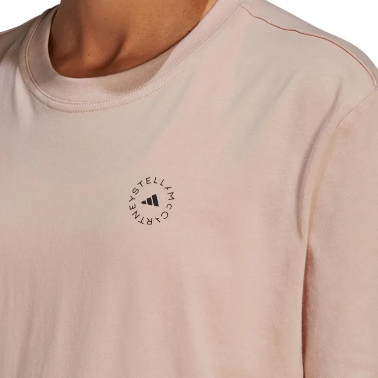 Adidas Stella Series Drop Shoulder Sleeve T Shirt Women's Coral-5