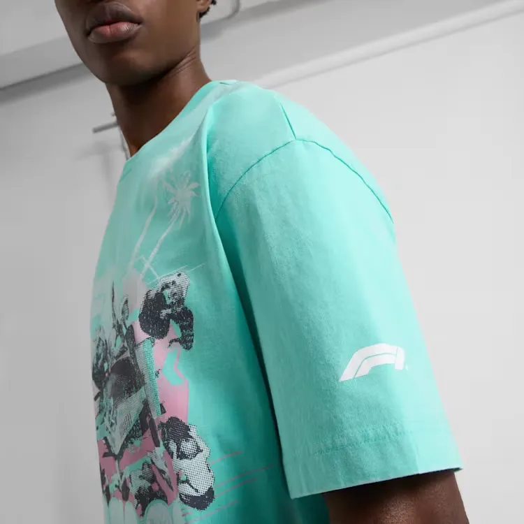 PUMA Playera Gráfica Para Hombre F1® Miami Pitstop-4