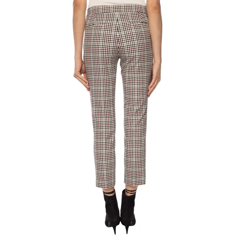 MICHAEL MICHAEL KORS Glen Plaid Twill Cropped Pants-2